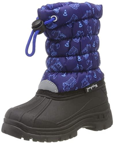 Playshoes Winter-bootie, Stivali da Neve Unisex - Bambini e ragazzi, Traffico, 30/31 EU