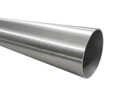 Tubo tondo in Acciaio Inox, Aisi 304 Da 10 a 60.3 mm Spessore 1,5 mm Scarico (Ø 50 X 1.5 X 1000 mm)