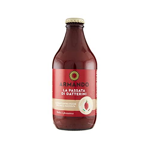 Armando, La Passata di Datterini, Pomodori di Filiera 100% italiani, 12 confezioni in vetro da 320 gr