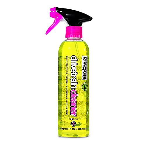 Muc-Off Bio Drivetrain Cleaner, 500 ml - Spray Pulisci Catena Bici e Sgrassatore Catena Bici - Efficace e Biodegradabile - Per la Pulizia Catena Bici di Ogni Tipo