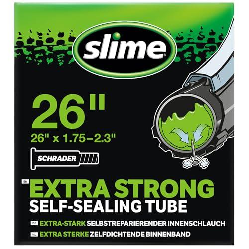 Slime 30059 Camera d'Aria per Bici con Slime Sigillante Antiforatura, Autosigillante, Prevenire e Riparare, Valvola Schrader, 47/57 - 559 mm (26
