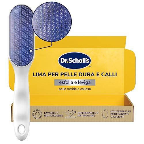 Dr. Scholl’s Lima per Piedi in Vetro Nano – Rimuove all'istante la Pelle Secca su Piedi Bagnati o Asciutti, Impermeabile, Antiruggine e Delicata su Calli, Ideale sotto la Doccia con Manico Antiscivolo