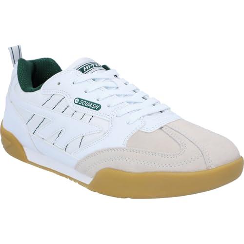 Hi-Tec 62622, Scarpe da Squash e Badminton, Uomo, Bianco, 43 EU