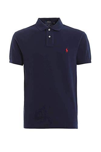Ralph Lauren - Polo da uomo dalla vestibilità slim Blu scuro (Newport Navy). XL