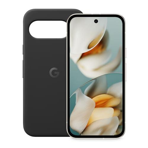Google Pixel 9a – Smartphone Android sbloccato con fotocamera AI, batteria che dura tutto il giorno e sicurezza efficace – grigio creta, 128GB + Cover per Pixel 9a – Nero ossidiana
