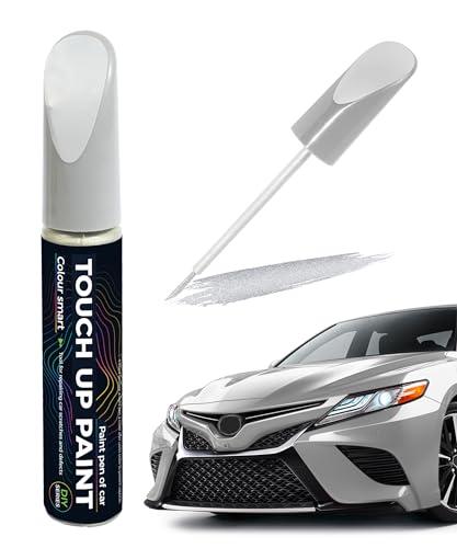 Flaconi Ritocco Vernice Auto,Pennarello Ritocco Carrozzeria,Ritocchi alla Verniciatura,Penna Antigraffio per Auto,Adatto a Modelli Generici come Berline,Automobili,Camion,SUV e Veicoli(Argento)