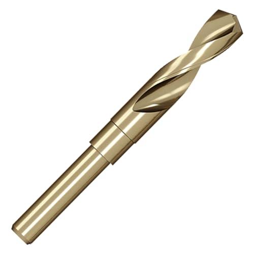 Meccion HSS-Co Punta per Metallo, Punta da Trapano a Torsione con 17mm Diametro Gambo per Metallo, Acciaio Inox, Alluminio, Non Ferrosi Ecc.