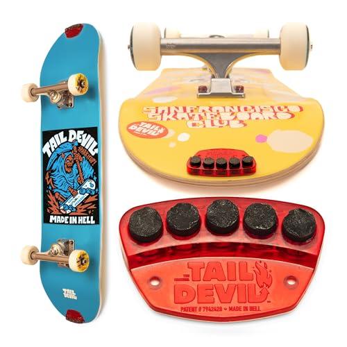 The Original Tail Devil Spark It Up! ® Piastre di Scintilla per Skateboard per Bambino e Adulto - Accessori per Skateboard Professionale e Principianti, Tail Devil Spark Plates