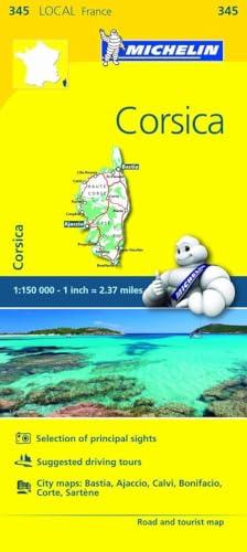 Corse-du-Sud, Haute-Corse - Michelin Local Map 345: Map [Lingua inglese]
