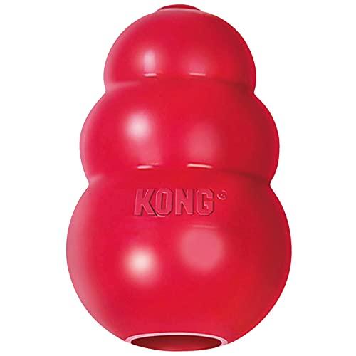 KONG - Classic Gioco cani, gomma naturale resistente - Masticare, inseguire e riportare - Taglia M
