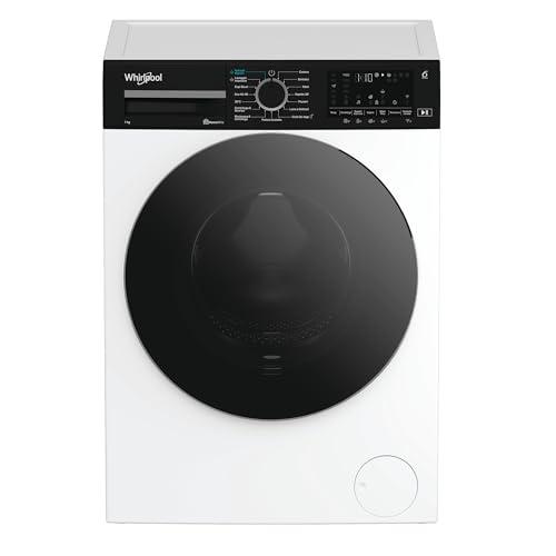 Whirlpool WAM 76WBC IT – Lavatrice 7 kg Libera Installazione, Carica Frontale, 1400 giri/min, Classe A, Tecnologia 6° SENSO, AutoDose, Steam Refresh, FreshCare+, HomeWhiz – 84,5 x 60 x 49,6 cm (AxLxP)