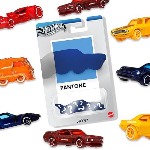 Hot Wheels Silver Series - Veicolo Pantone, macchinina da collezione con colori classici e confezione artistica speciale, lavorazione premium e cerchi esclusivi, 3+ anni, JKY47