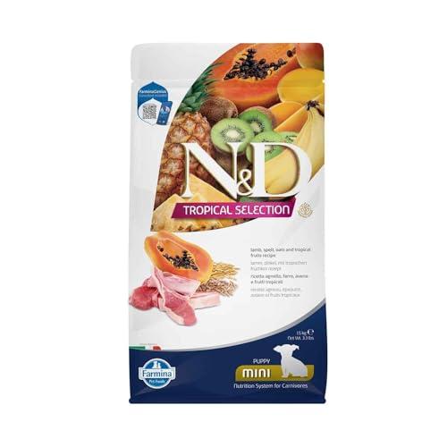 Farmina, N&D Tropical, Agnello e Frutti tropicali, Cane Puppy Mini, 1,5kg