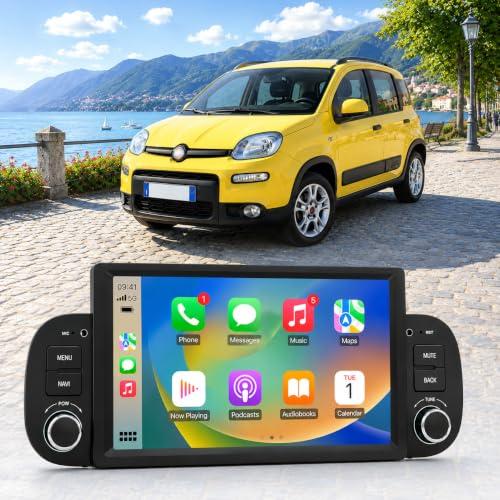 VIBEX | Autoradio per FIAT PANDA dal 2012 al 2023 7 pollici | Wireless CarPlay e Android Auto | Touch | AVVIO FLASH | Bluetooth, WiFi,USB, Comandi al Volante