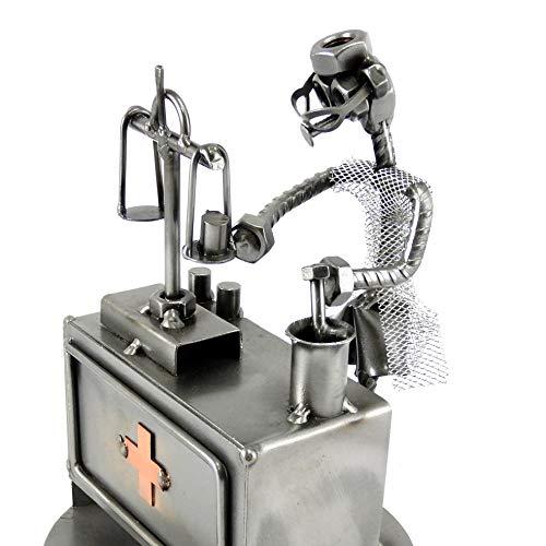 FARMACISTA - ERBORISTA IN METALLO CON VITI BULLONI CHIODI DI METAL IDEA - IDEA REGALO ORIGINALE - 100% ARTIGIANALE - MADE IN ITALY - PERSONALIZZABILE