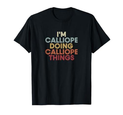 Calliope Name Calliope Personalized Name First Given Maglietta