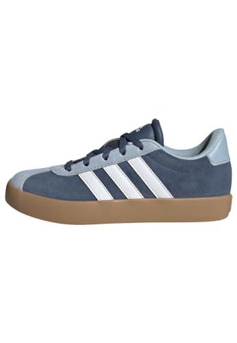 adidas Unisex - Bambini e Ragazzi VL Court 3.0 Shoes, Preloved Ink/Cloud White/Wonder Blue, 38 2/3 EU