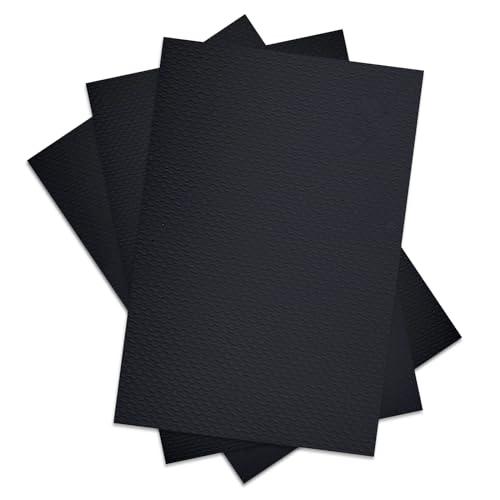 pangdapengpeng 3 Pezzi Kit Riparazione Gommone, Kit Riparazione SUP Gonfiabile, Kit di Patch di Riparazione in PVC per Gommoni, Kayak (Nero)