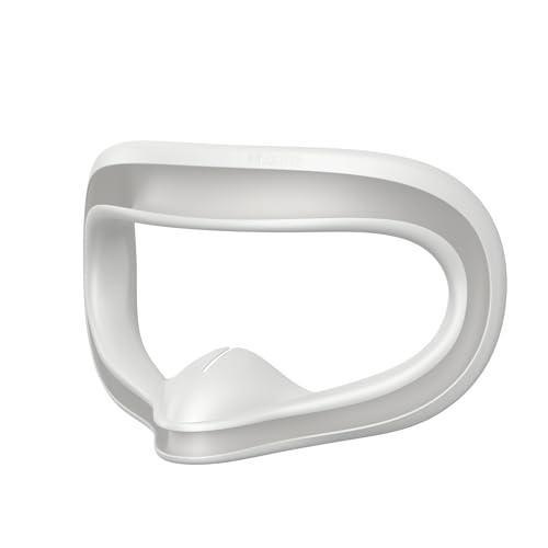 AMVR Copertura per il viso in silicone compatibile con Meta/Oculus Quest 3S, cuscinetto per il viso resistente al sudore, esperienza VR immersiva (grigio)