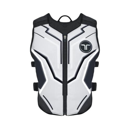 bHaptics TactSuit Air Ash, Gilet Haptico a 16 Motori, Colore Nero - Bianco