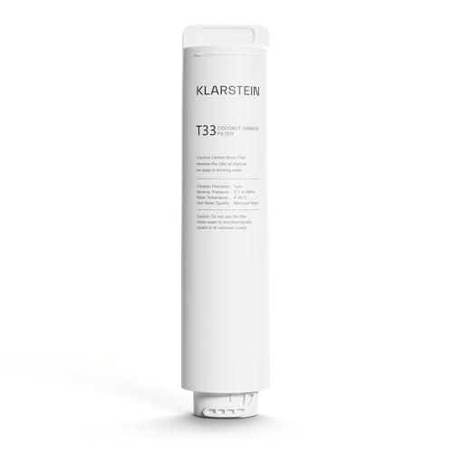 Klarstein Ricambio Depuratore Acqua Domestico, Filtro Acqua Rubinetto Depuratore per Sistema di Filtraggio ad Osmosi Inversa, Compatibile con PuraFina 400/600 GPD, Rimuove Contaminazioni,1 Confezione