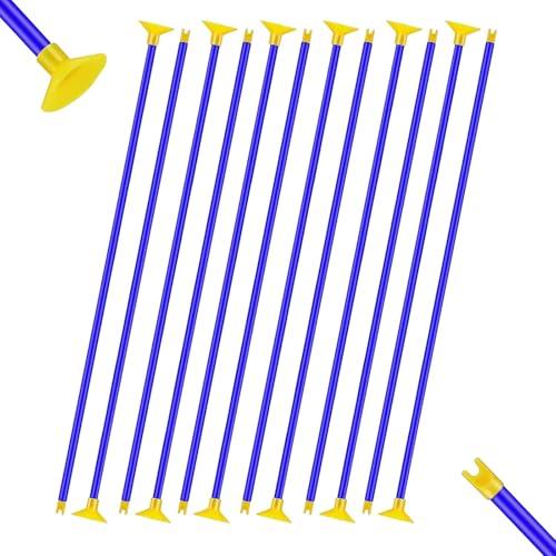 YINGLUOEU 12 Pezzi 42CM Frecce Ventosa di Ricambio Freccia a Ventosa per Tiro con L'Arco per Bambini Accessori per Tiro per Allenamento di Tiro per Adolescenti