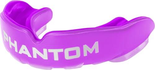 Phantom Mouthguard APEX Paradenti per adulti - Paradenti Boil & Bite per arti marziali, MMA, boxe e Muay Thai - Viola