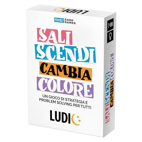 Ludic Sali Scendi Cambia Colore Un Gioco di strategia e Problem Solving per Tutti IT58820 Gioco di società Formato Viaggio per 1+ Giocatori