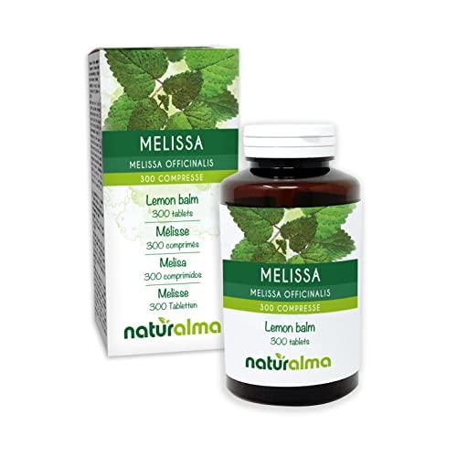 Melissa (Melissa officinalis) foglie Naturalma - 150 g - 300 compresse - Integratore alimentare - Naturale e Vegano