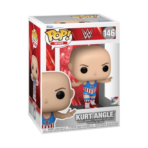Funko Pop! WWE: Kurt Angle - Figura in Vinile da Collezione - Idea Regalo - Merchandising Ufficiale - Giocattoli per Bambini e Adulti - Sports Fans - Figura da Collezione e da Esposizione