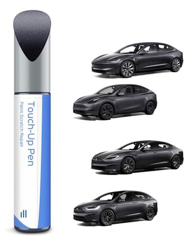 (PN01) Stealth Grey Tesla - Pennarello a vernice fai da te per riparazione di graffi con abbinamento dei colori per modello 3/Y/S/X