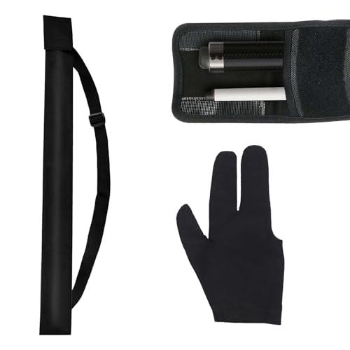KARELLS Custodia per Stecca da Biliardo, Custodia per Stecca da Biliardo Borsa, Borsa per Stecca da Biliardo, Confezione Pool Cue Bag, Stecca da Biliardo Borsa, per Stecche da Biliardo 1/2,80cm