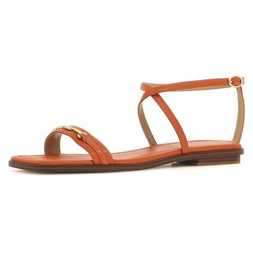 Michael Kors 40S5LEFS1L-888 LENA Donna, ORANGE PUNCH EU 39