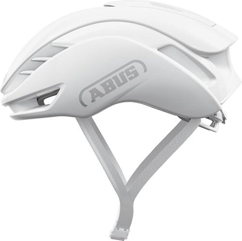 ABUS GameChanger 2.0 Casco da bici da corsa - casco aerodinamico ad alte prestazioni con aerodinamica e ventilazione ottimizzate - per uomo e donna Weiß (Pure White) M (54-58 cm)