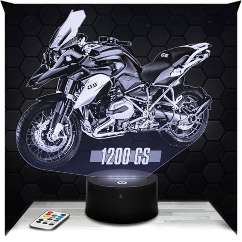 Lampephoto.fr - Lampada 3D Moto Bm 1200 Gs Decorazione Motard, Idea Regalo Uomo oggetto Moto Bm 1200 Gs Luce Notturna Adulto Decorazione Camera, Idea Regalo Natale Uomo Originale, Gadget, Led TOP