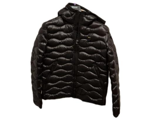Blauer USA Piumino Invernale,modello Bryant colore nero,Giubbino fitting Regular Imbottito Unisex con doppia tasca taglia 14 anni