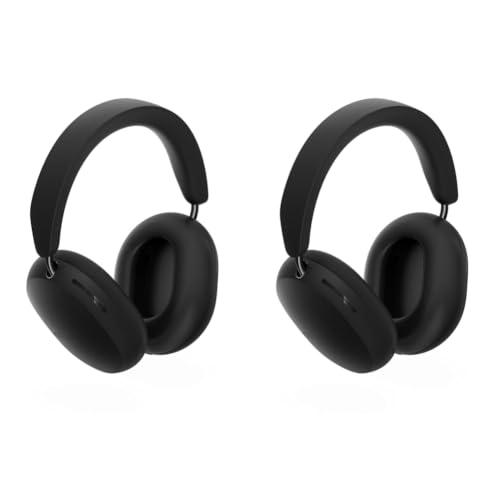 Sonos Ace - Cuffie Bluetooth Wireless con cancellazione attiva del rumore - Batteria con un’autonomia fino a 30 ore - Audio spaziale con rilevamento dinamico della posizione della testa - Nero