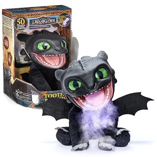 WOW! STUFF How To Train Your Dragon Toothless Puppetronic by RealFX - Looks-Feels-Sounds Real, 50+ Action & Sounds, 10