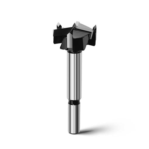 Punta da trapano Forstner 26 mm per legno, lunghezza 92 mm, con gambo rotondo, per legno, legno duro, pannelli di fibra