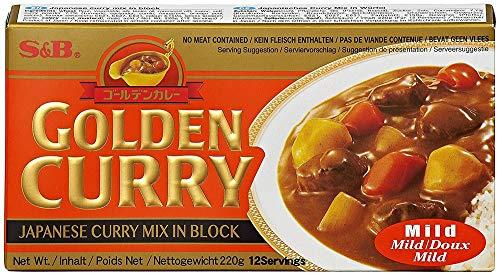 S&B Golden Curry delicato – Miscela di spezie giapponesi per preparare piatti al curry (220 g)