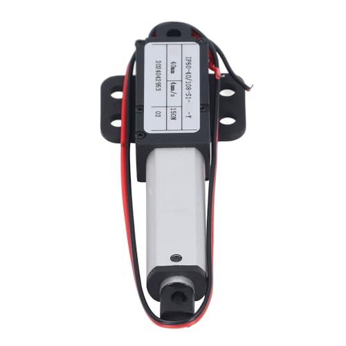 Attuatore Lineare Elettrico 150N Corsa 40mm Velocità 4mm/s con Ali per Macchinari Industriali (24V)