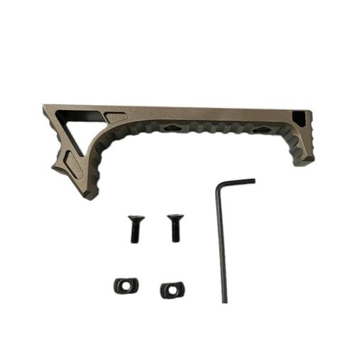 APLUSGEAR 4 colori in alluminio Linkage Curved Angled Foregrip for M-Lok Compatibile Handguard Systems (Sand)