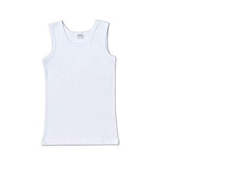 Ellepi Canottiere Bambino Caldo Cotone 3 Pezzi | Intimo Invernale Morbido e Traspirante (5 Anni, Bianco)