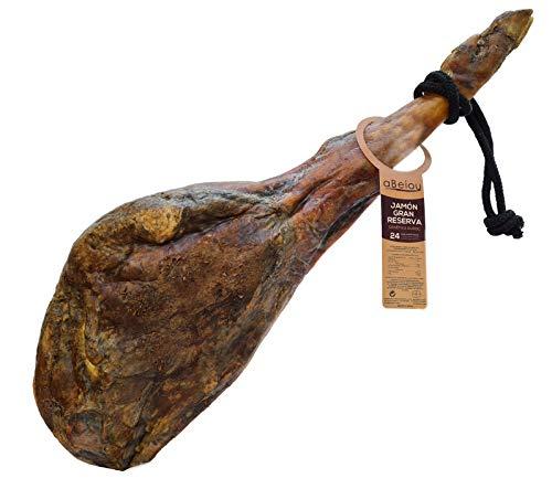 aBeiou. Prosciutto spagnolo GRAN RISERVA DUROC PREMIUM. Stagionatura superiore ai 24–25 mesi (prosciutto sottovuoto) prodotto a Guijuelo. Jamon spagnolo. Prodotto della penisola Iberica