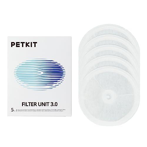 PETKIT Filtri Fontanella per Gatti, 5 Pezzi Filtro per Fontana per Gatti,Unità Filtranti per EverSWEET 2, EVERSWEET 3 e CYBERTIAL PUREDRINK