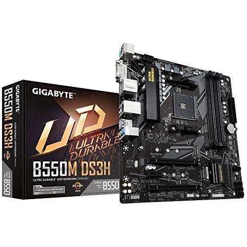 Gigabyte B550M DS3H mATX Scheda madre per AMD AM4 CPU