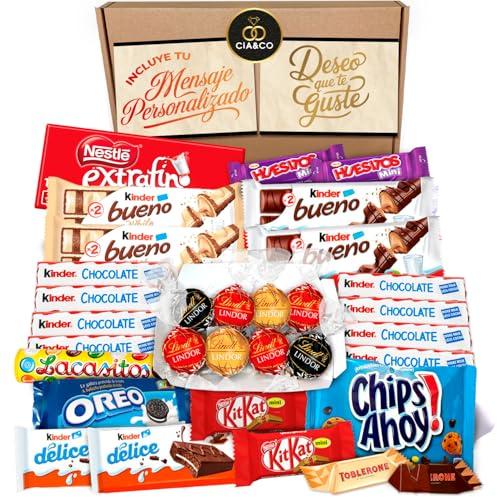 Confezione Regalo Dolci Kinder, Lindt, Milkibar - 35 Cioccolatini