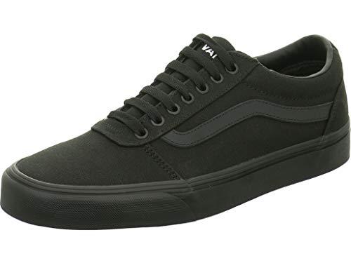 Vans Ward Canvas - Scarpe da Ginnastica Basse Uomo, Nero ((Canvas) Black 186)