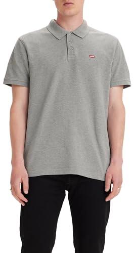 Levi's Housemark Polo, T-shirt Uomo, Medium Grey Heather, XL