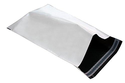 Carte Dozio - Buste flyer per spedizione, vinted, seconda mano, fai da te, antistrappo, bianche - F.to mm 335x400+50-50 pz a conf.